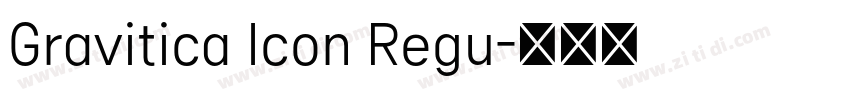Gravitica Icon Regu字体转换